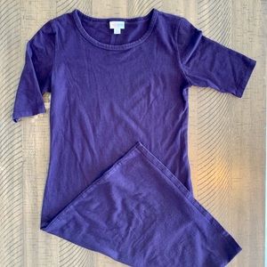 LuLaRoe fitted dress Size S Purple